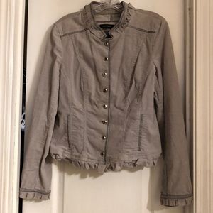 White House Black Market gray jacket